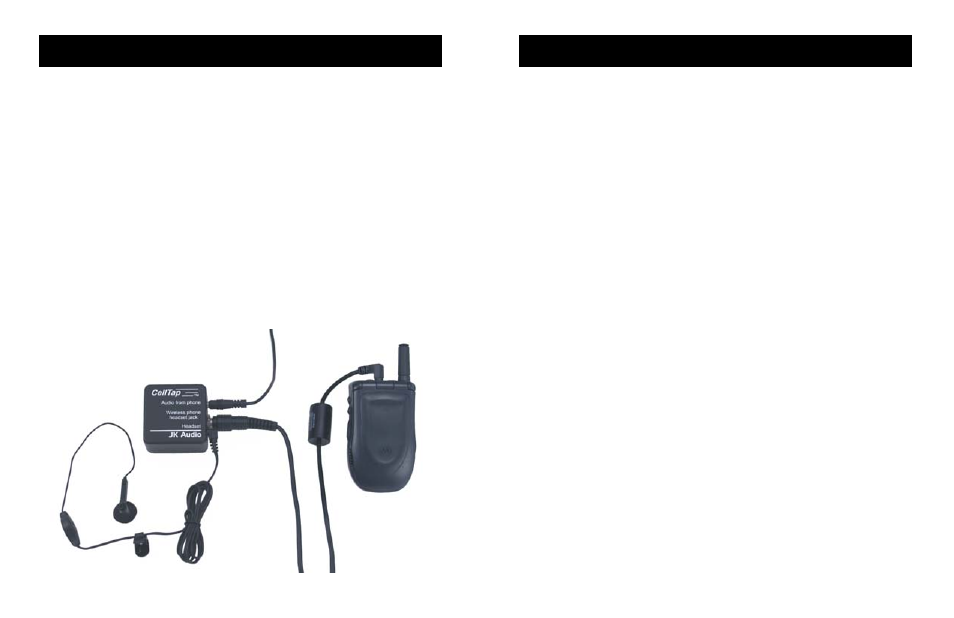 JK Audio CellTap User Manual | Page 2 / 4