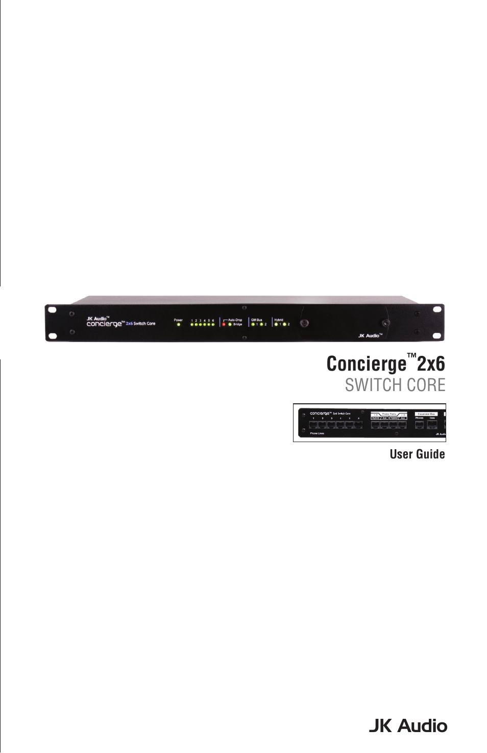 JK Audio Concierge 2x6 User Manual | 11 pages