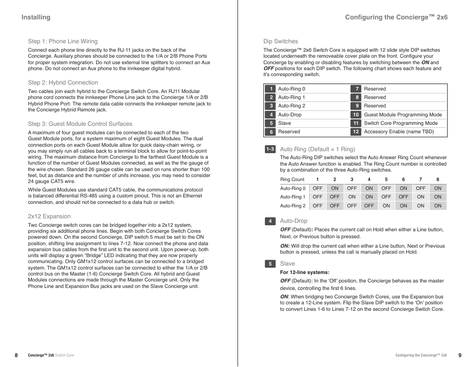 JK Audio Concierge 2x6 User Manual | Page 7 / 11