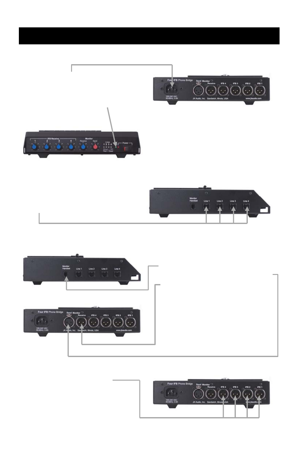 Quick setup guide | JK Audio Four IFB User Manual | Page 4 / 20