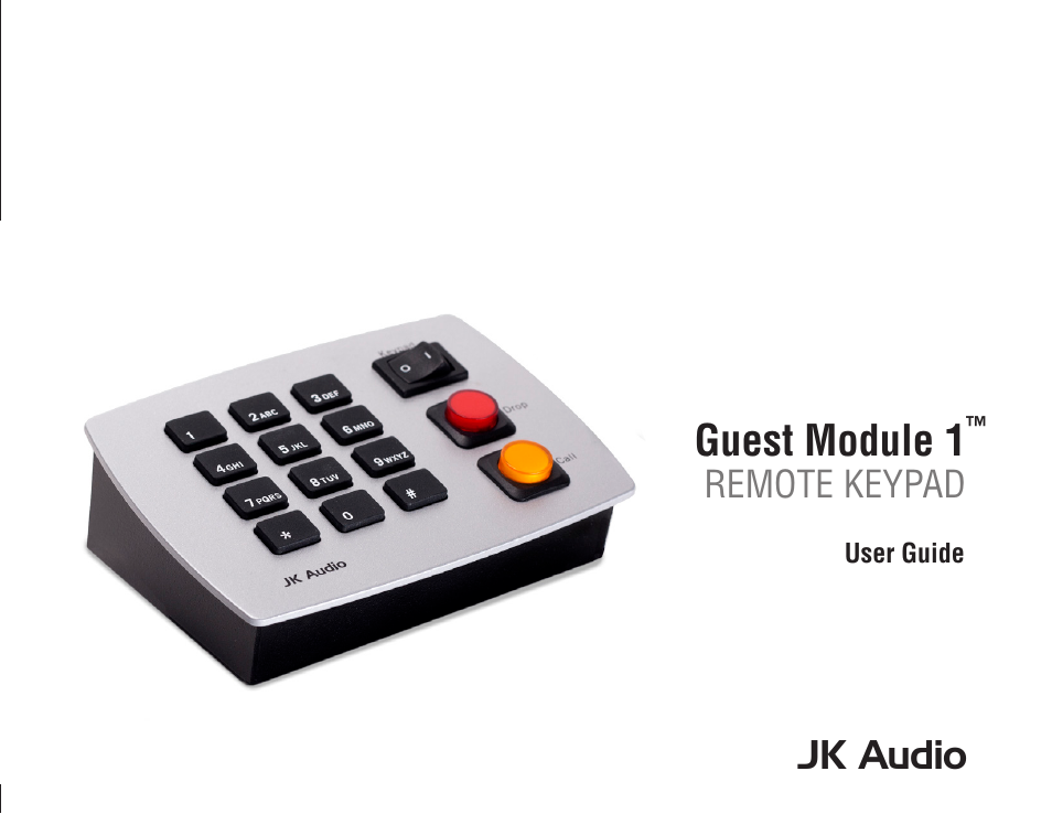 JK Audio Guest Module 1 User Manual | 5 pages