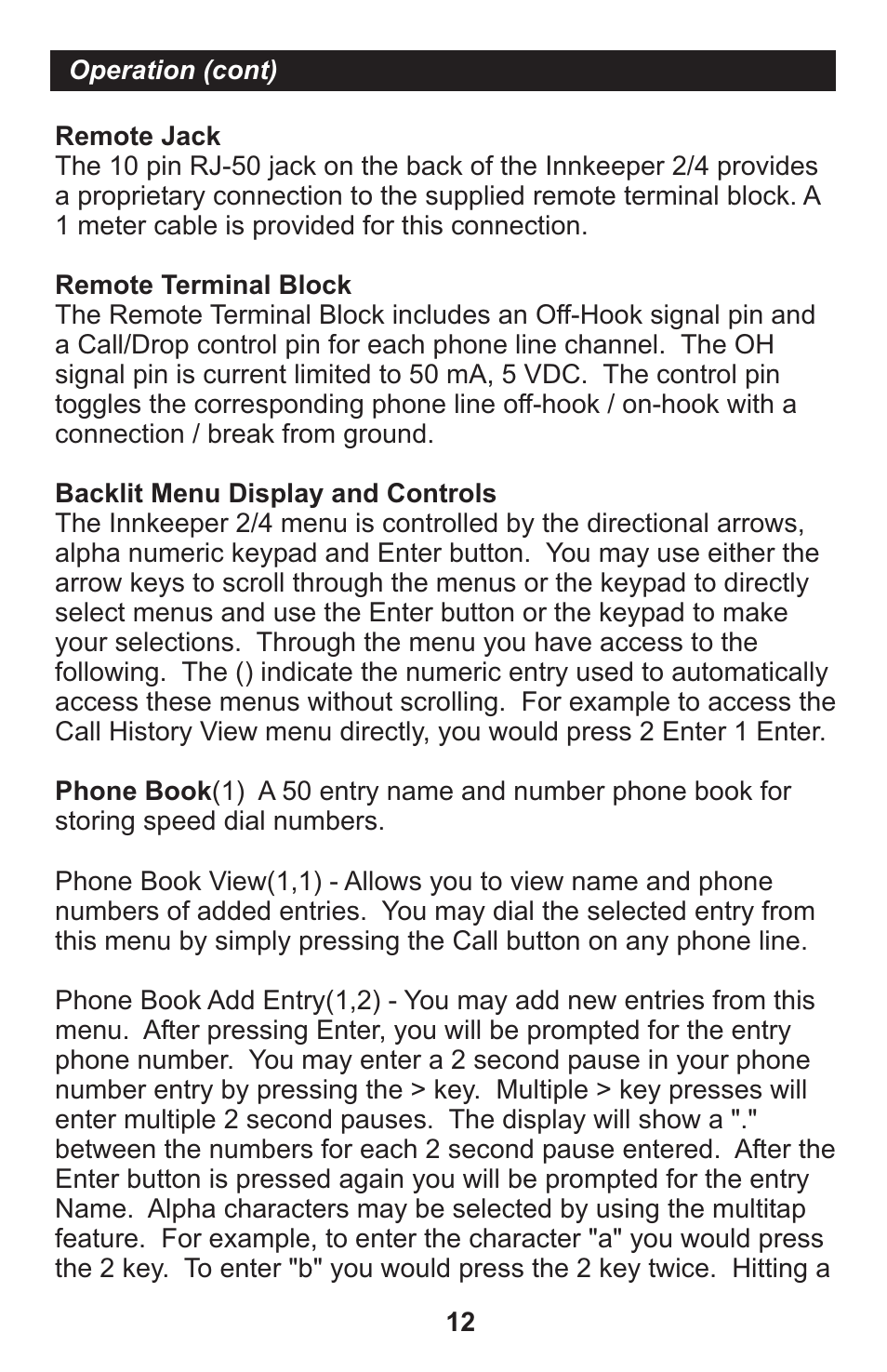 JK Audio innkeeper 4 User Manual | Page 12 / 20