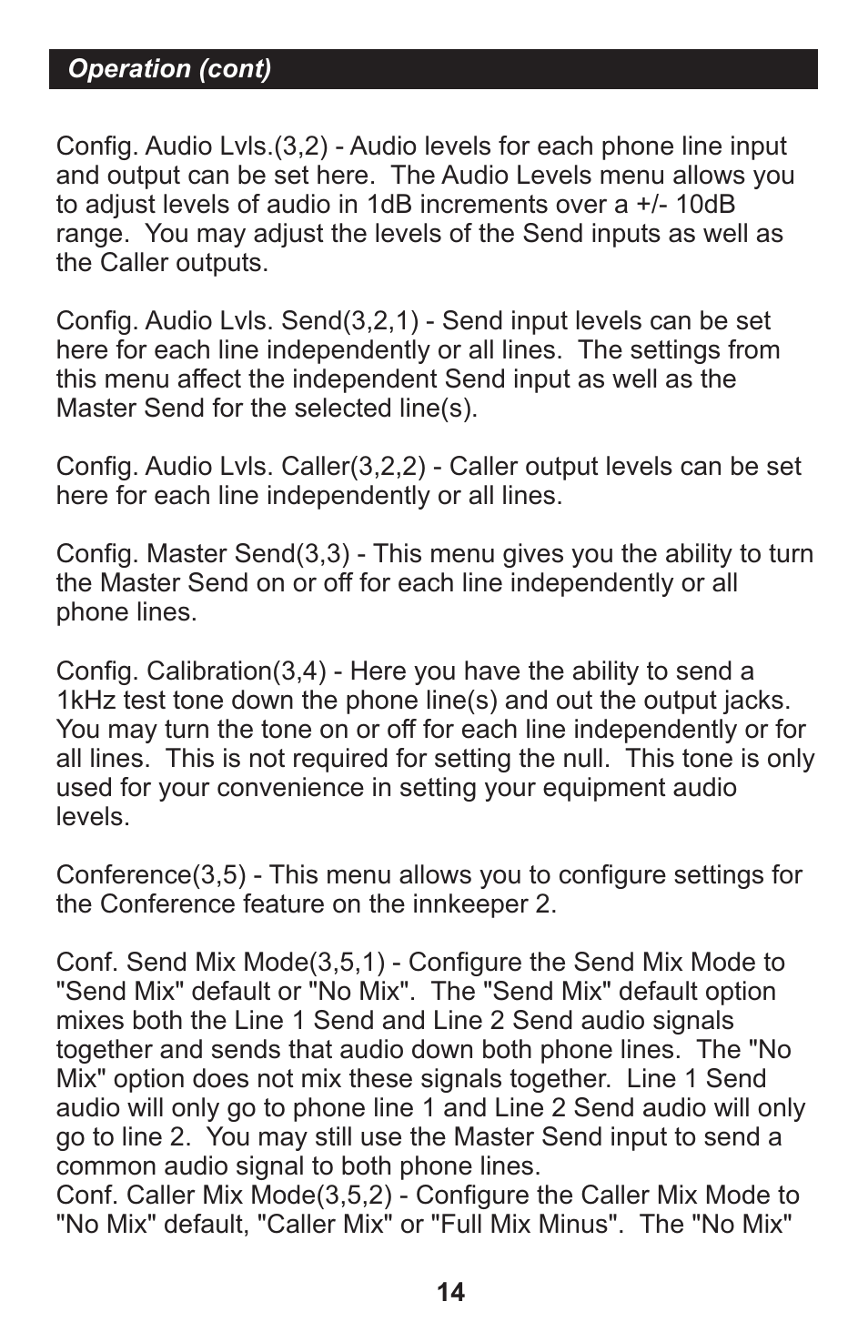 JK Audio innkeeper 4 User Manual | Page 14 / 20