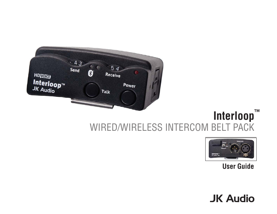 JK Audio Interloop User Manual | 24 pages