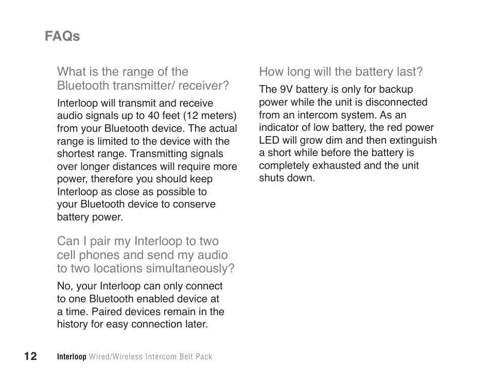 Faqs | JK Audio Interloop User Manual | Page 18 / 24