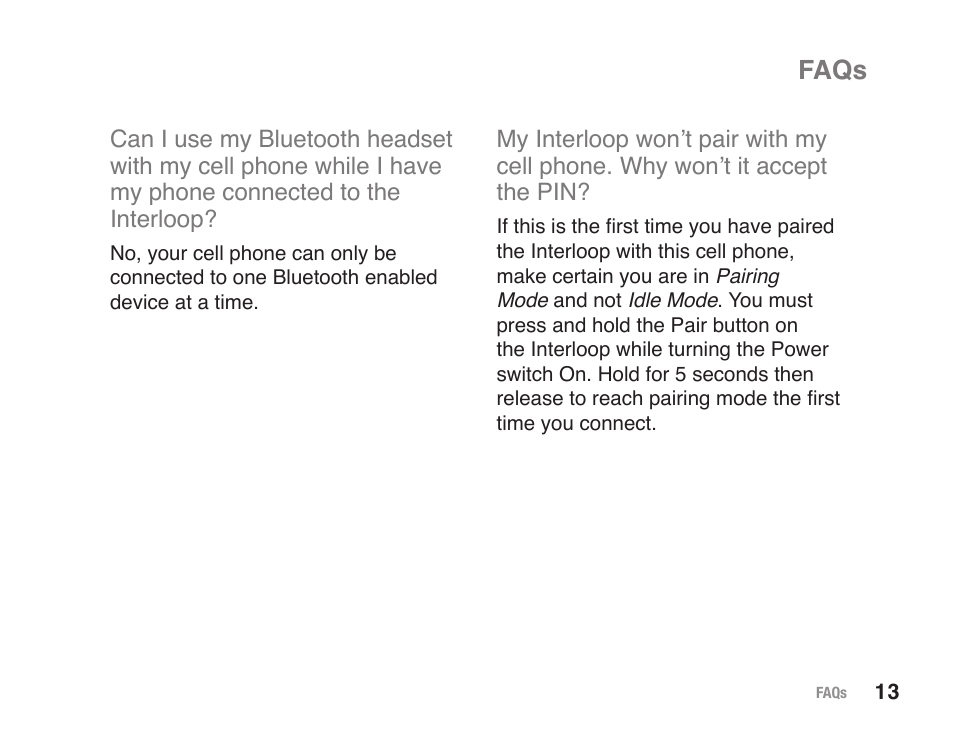 Faqs | JK Audio Interloop User Manual | Page 19 / 24
