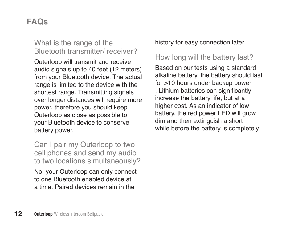 Faqs | JK Audio Outerloop User Manual | Page 18 / 24