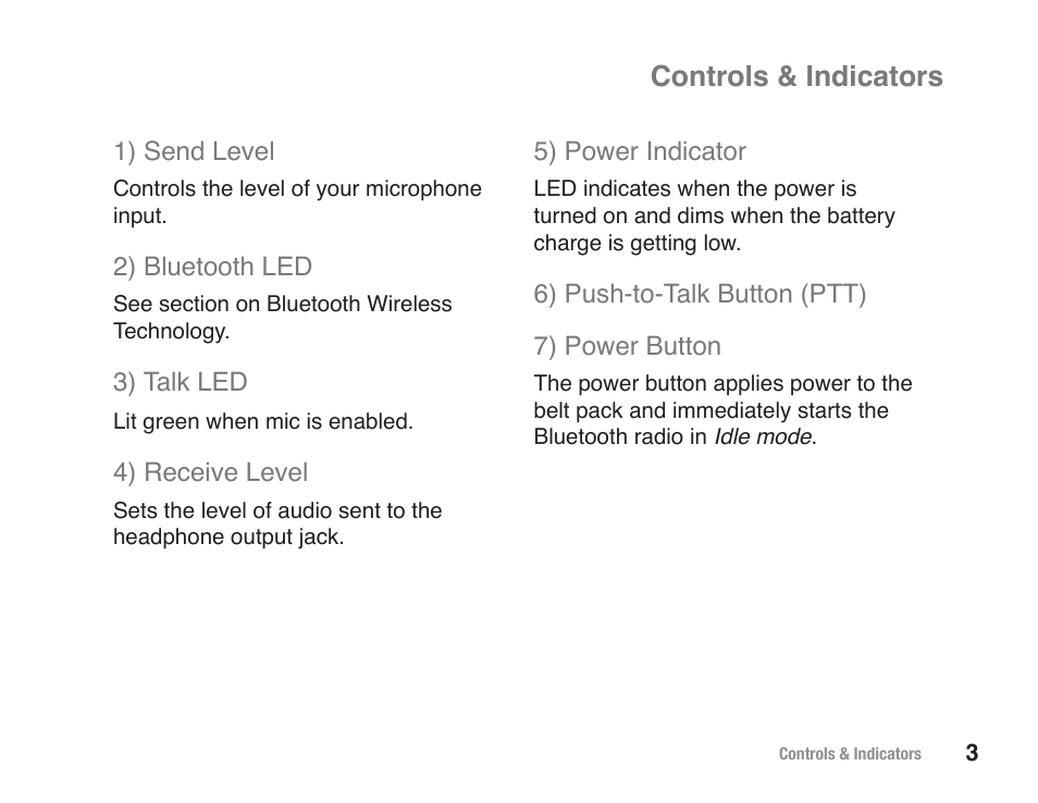 Controls & indicators | JK Audio Outerloop User Manual | Page 9 / 24