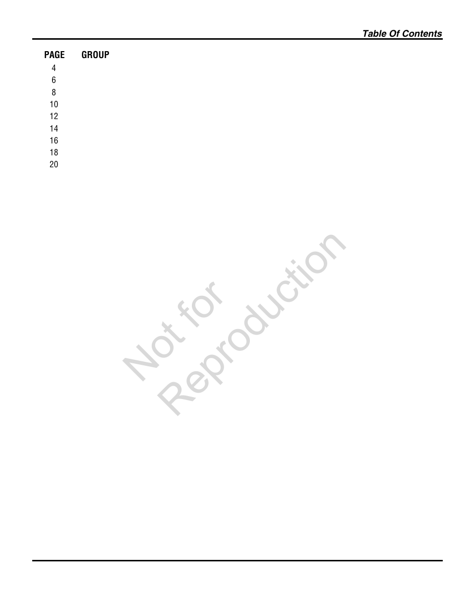 Not for reproduction | Briggs & Stratton SNAPPER 7800722 User Manual | Page 3 / 24