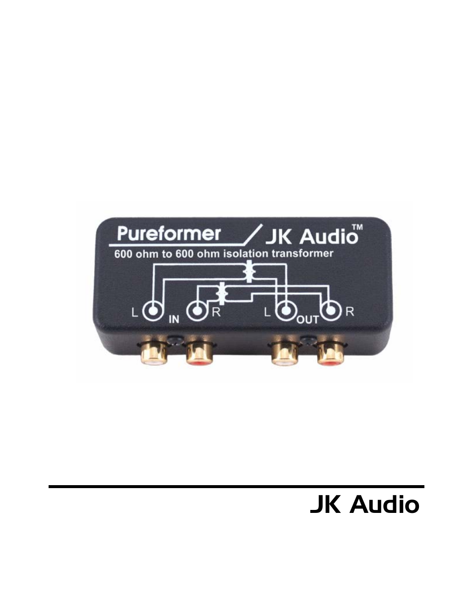 JK Audio Pureformer User Manual | 4 pages