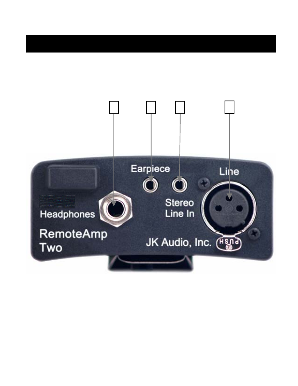 Connection | JK Audio RemoteAmp Two User Manual | Page 7 / 12