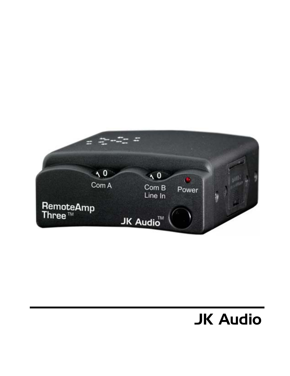 JK Audio RemoteAmp Three User Manual | 16 pages