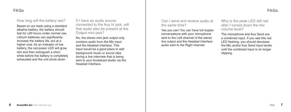 JK Audio RemoteMix One User Manual | Page 6 / 9