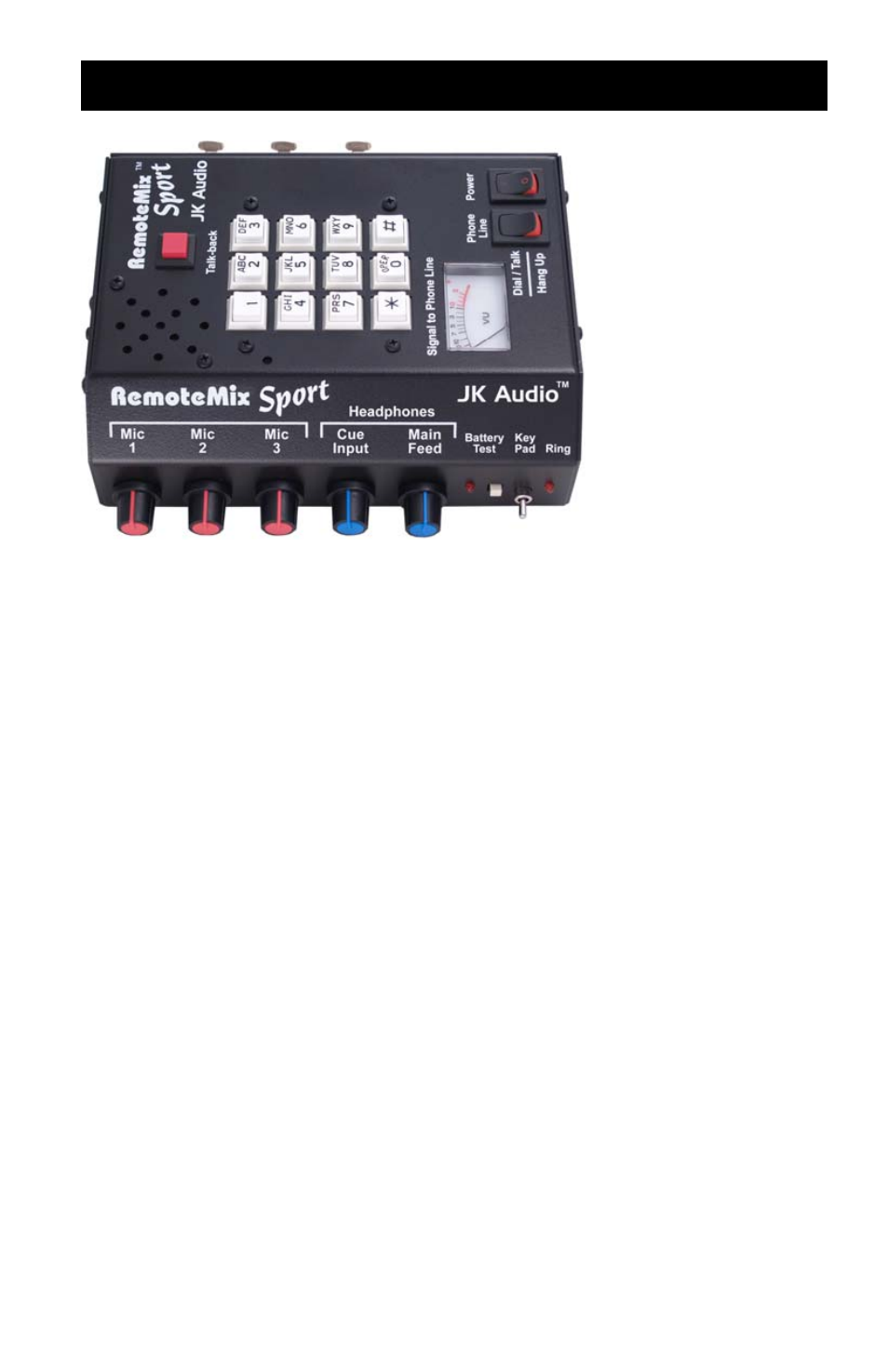 Operation (continued) | JK Audio RemoteMix Sport User Manual | Page 7 / 16