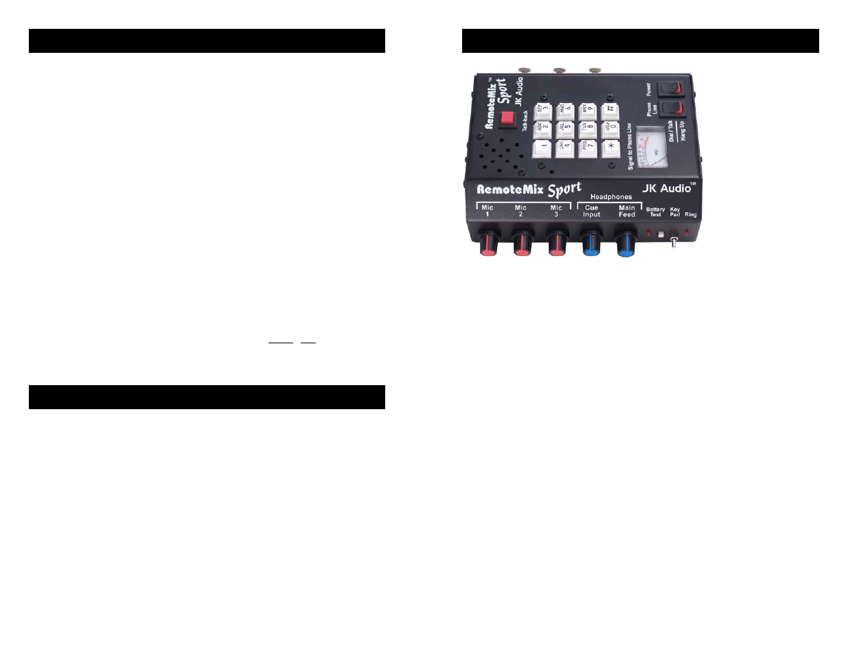 JK Audio RemoteMix Sport User Manual | Page 7 / 8