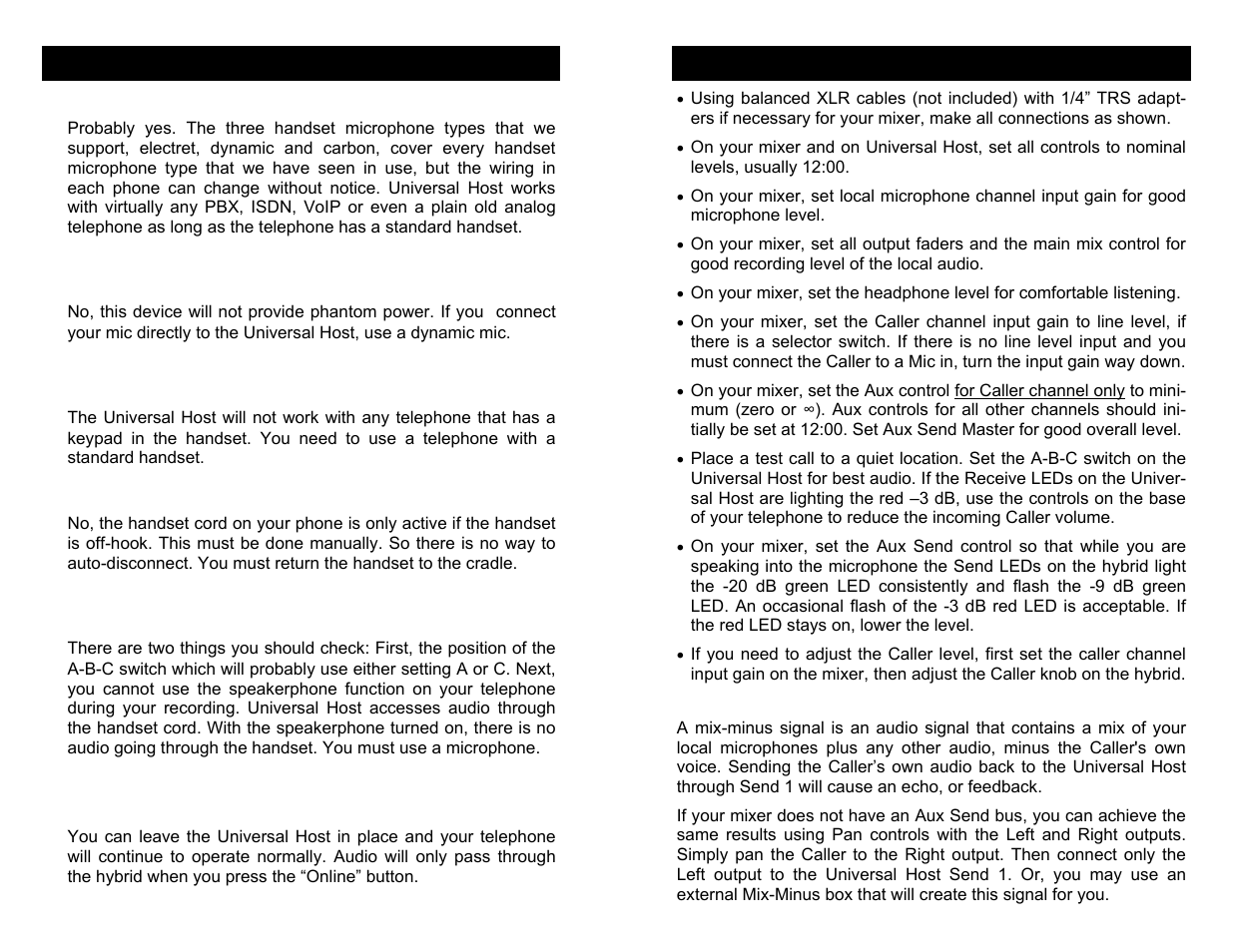 JK Audio Universal Host User Manual | Page 7 / 8