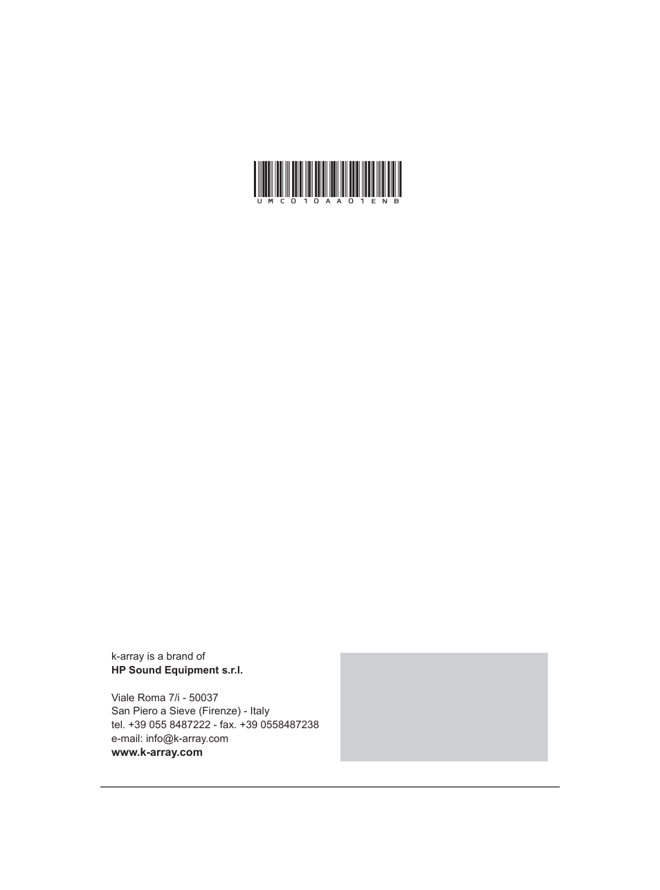K-array KU36 User Manual | Page 16 / 16