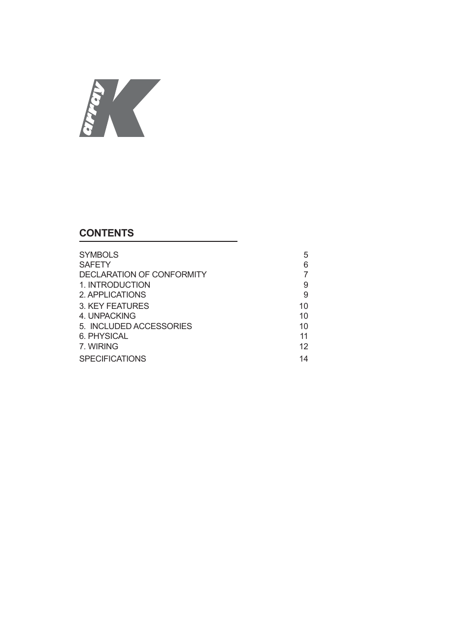 K-array KU36 User Manual | Page 3 / 16