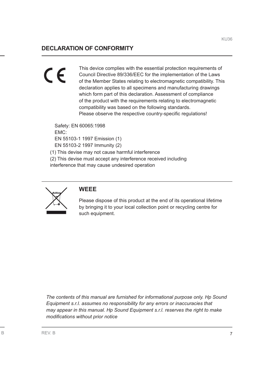 K-array KU36 User Manual | Page 7 / 16