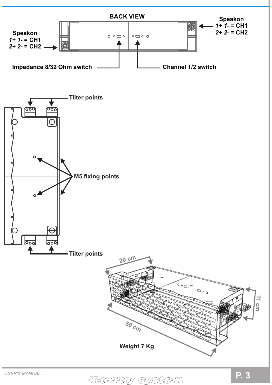 P. 3 | K-array KKS50 User Manual | Page 3 / 4