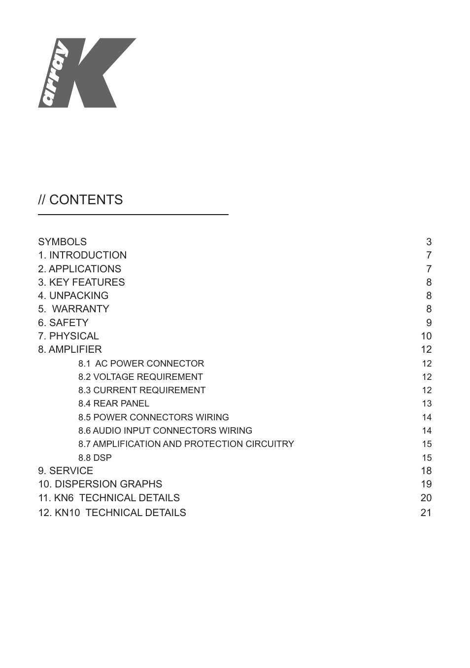 K-array KN10S User Manual | Page 5 / 24