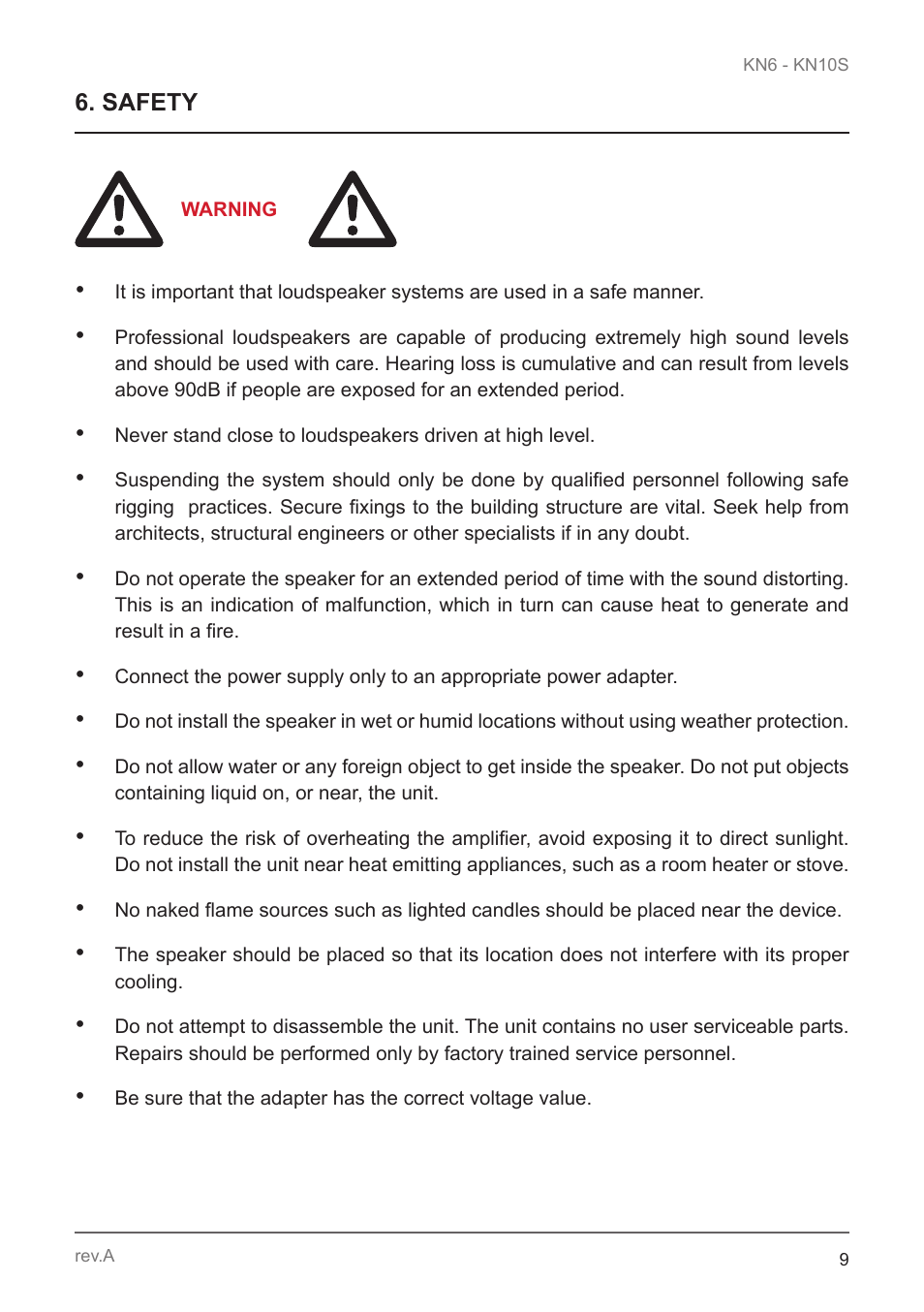 K-array KN10S User Manual | Page 9 / 24