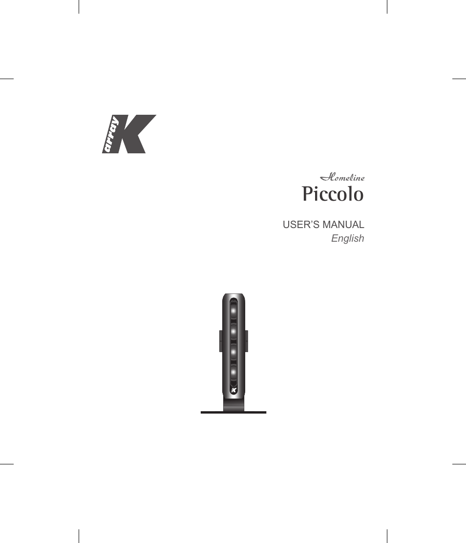 K-array Piccolo User Manual | 20 pages