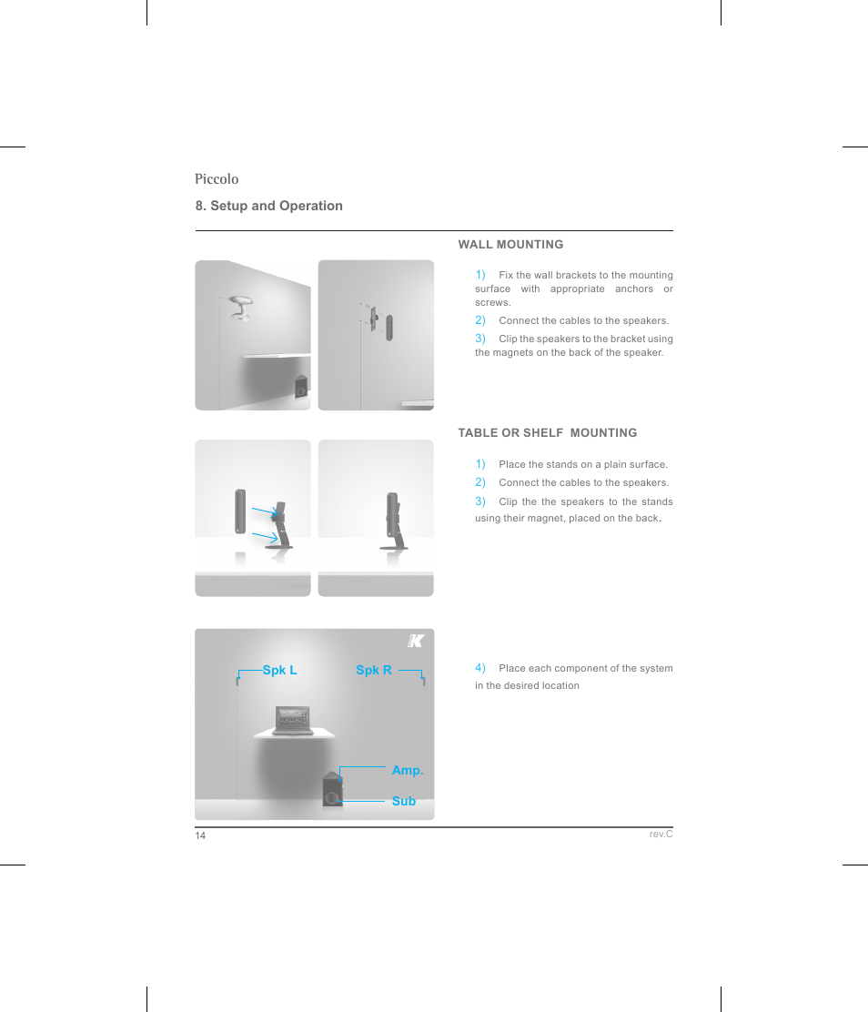 Piccolo | K-array Piccolo User Manual | Page 14 / 20