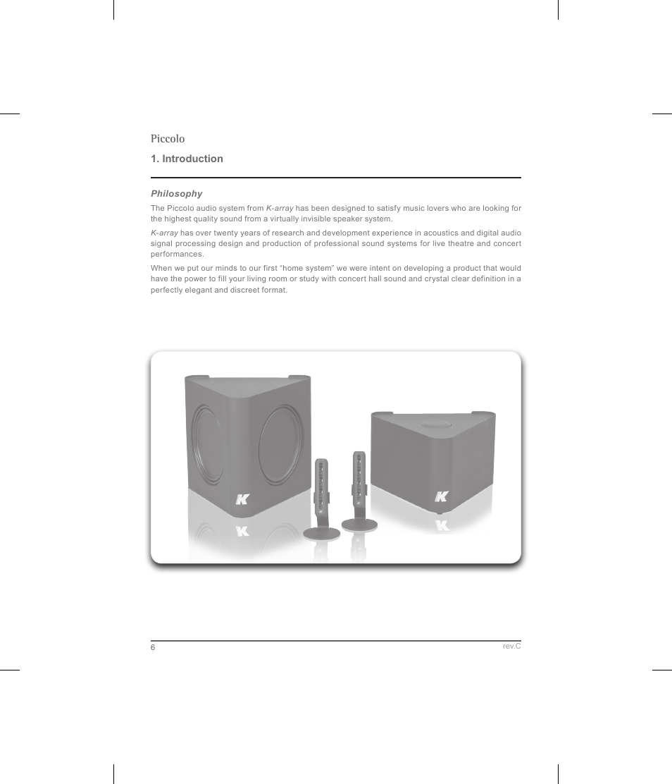 Piccolo | K-array Piccolo User Manual | Page 6 / 20