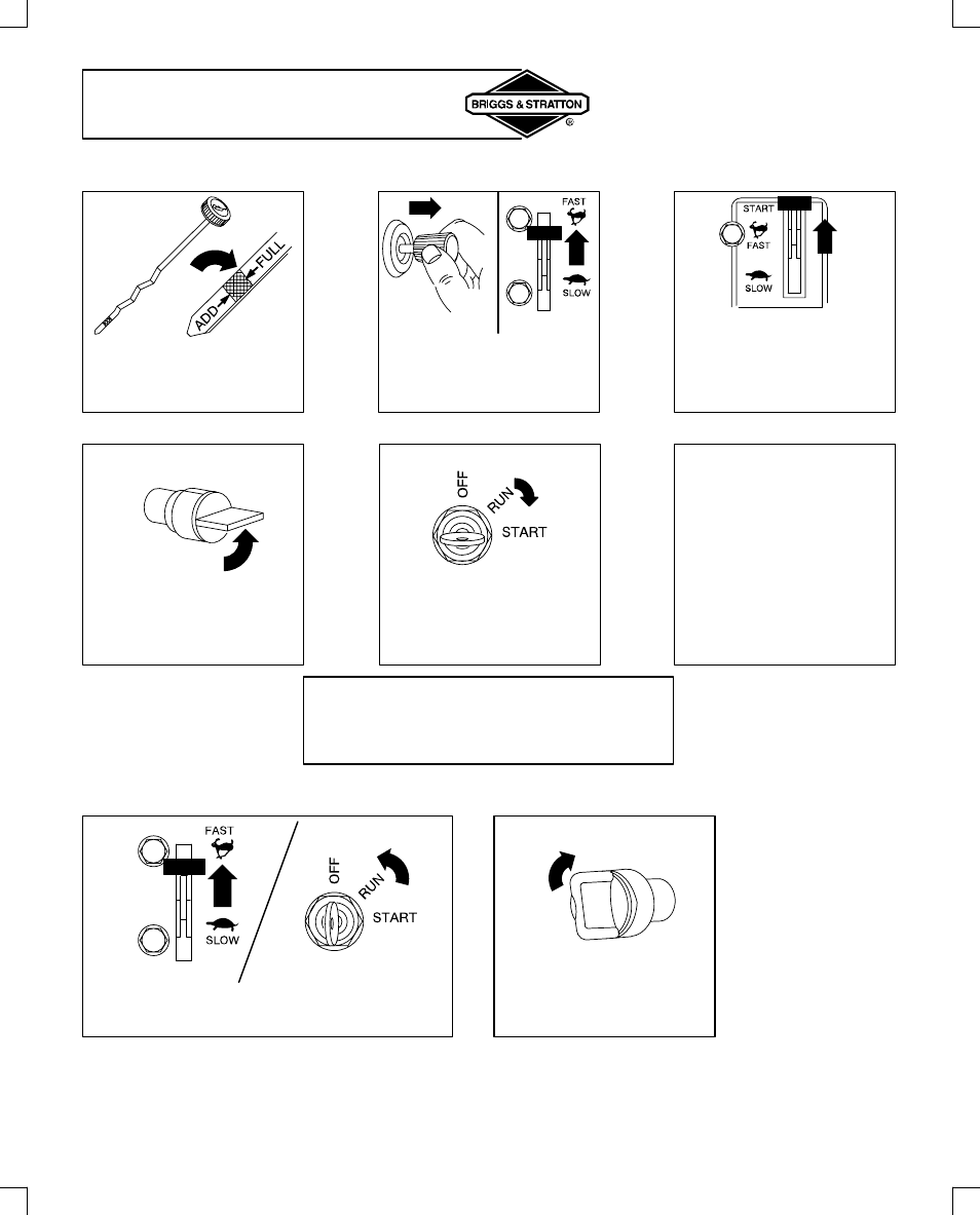 Starting and stopping, Electric (key) starter (if equipped) | Briggs & Stratton 28N700 User Manual | Page 10 / 20