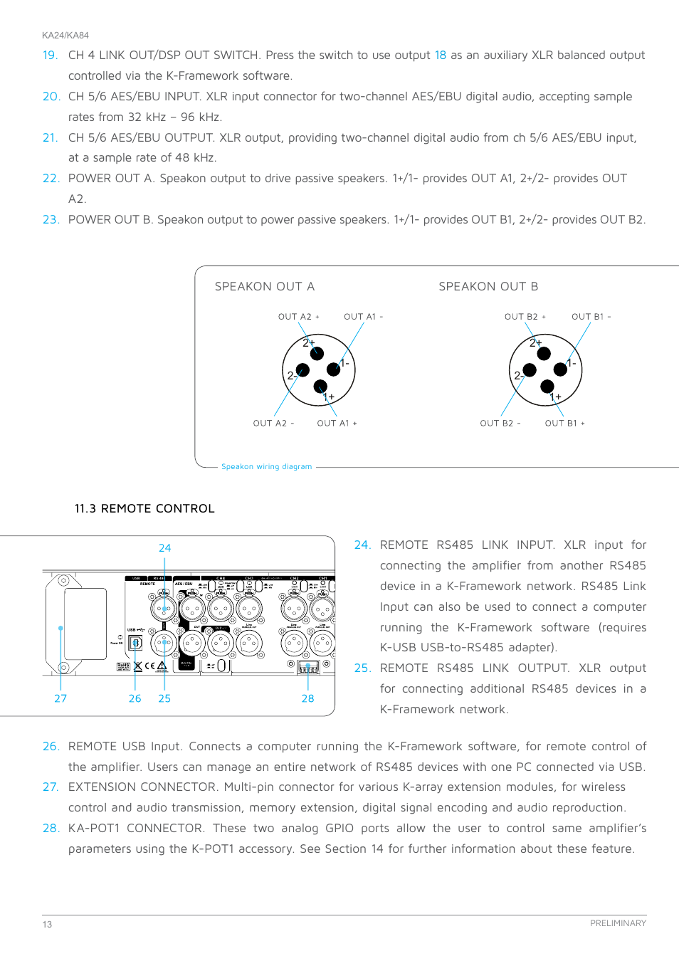 3 remote control | K-array KA24 User Manual | Page 13 / 24