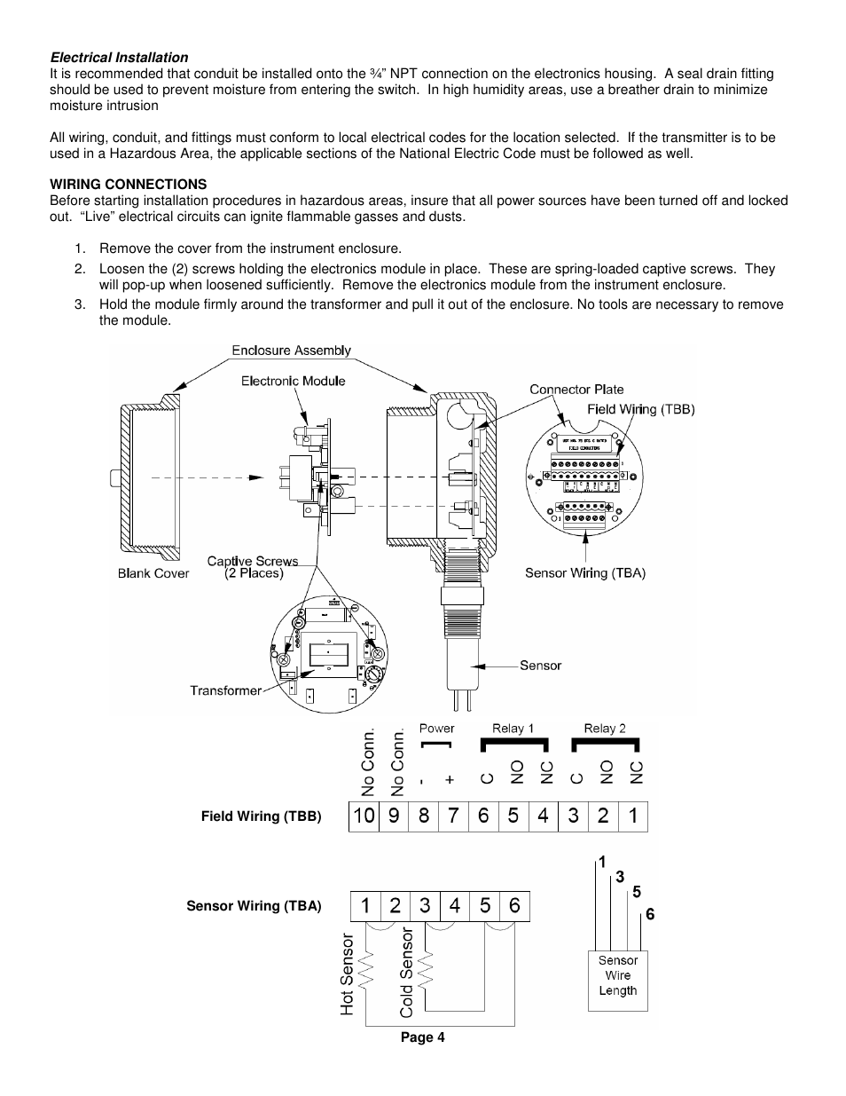 Kenco Engineering Thermal Differential Switch User Manual | Page 4 / 8