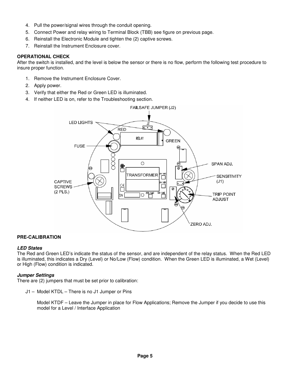 Kenco Engineering Thermal Differential Switch User Manual | Page 5 / 8