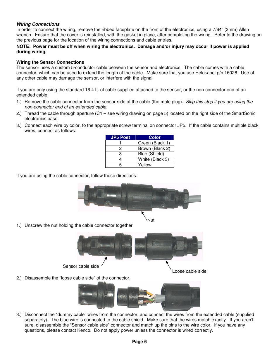 Kenco Engineering SmartSonic Transmitter (Remote) User Manual | Page 6 / 37