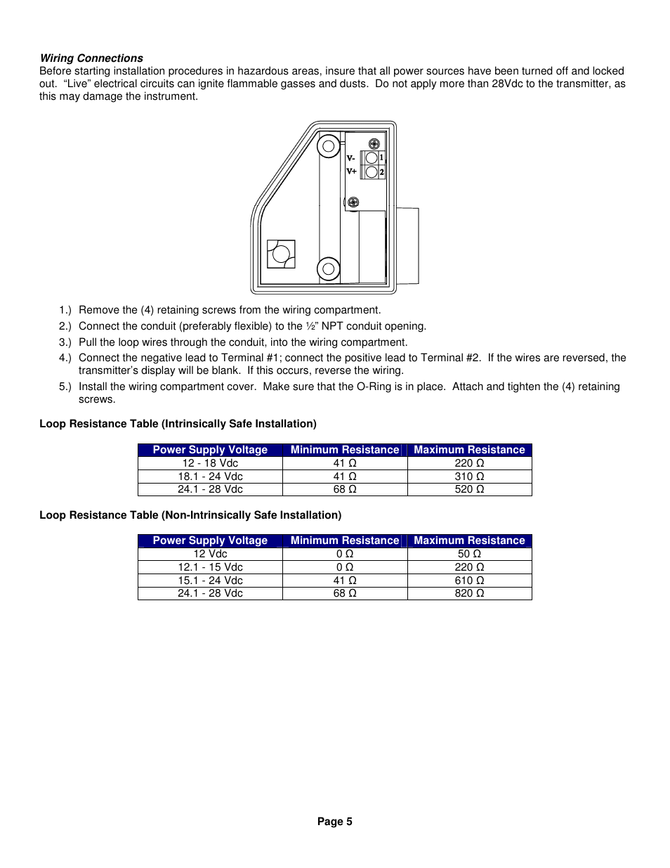 Kenco Engineering SmartSonic Transmitter (Integral) User Manual | Page 5 / 30