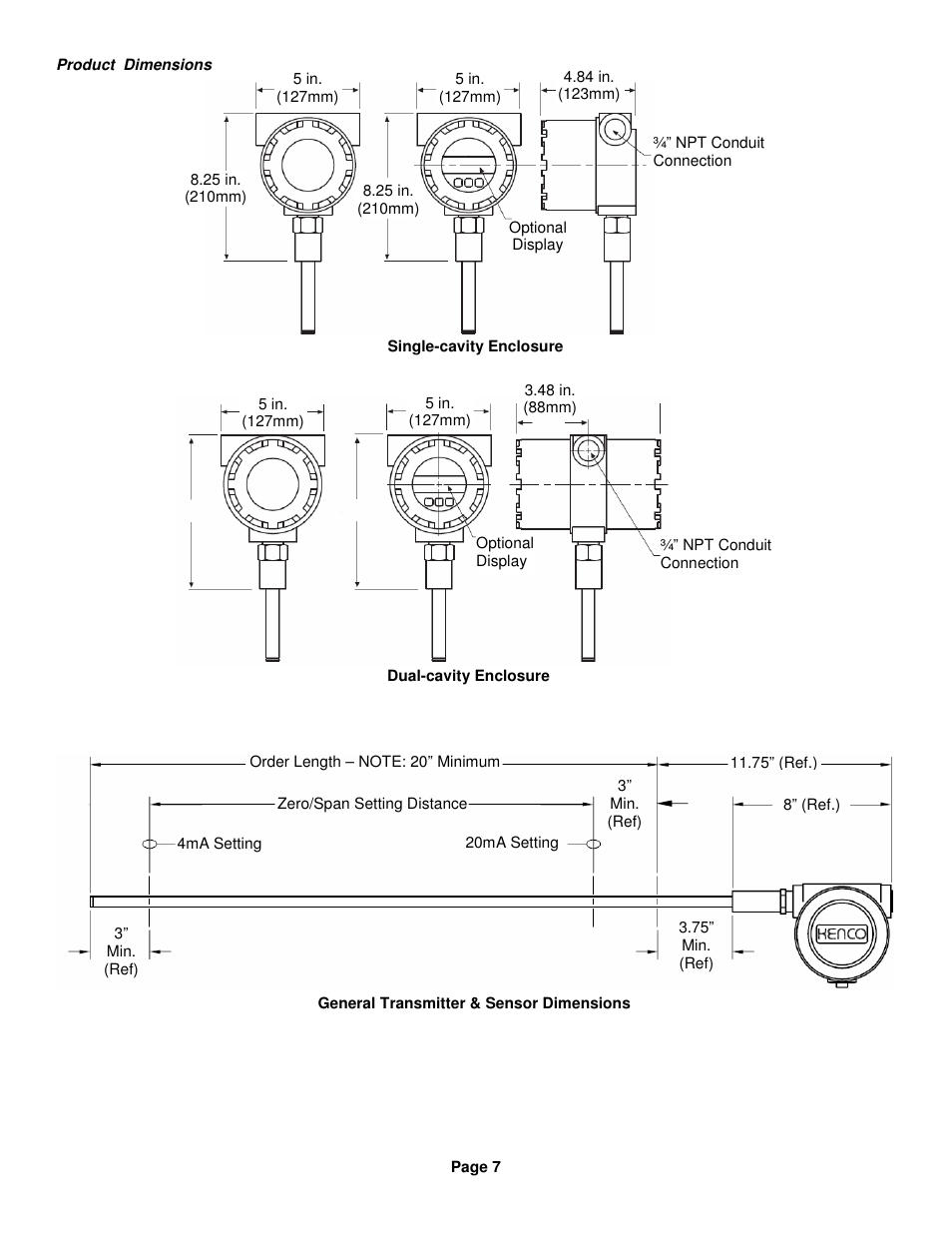 Kenco Engineering KMD Transmitter User Manual | Page 7 / 17