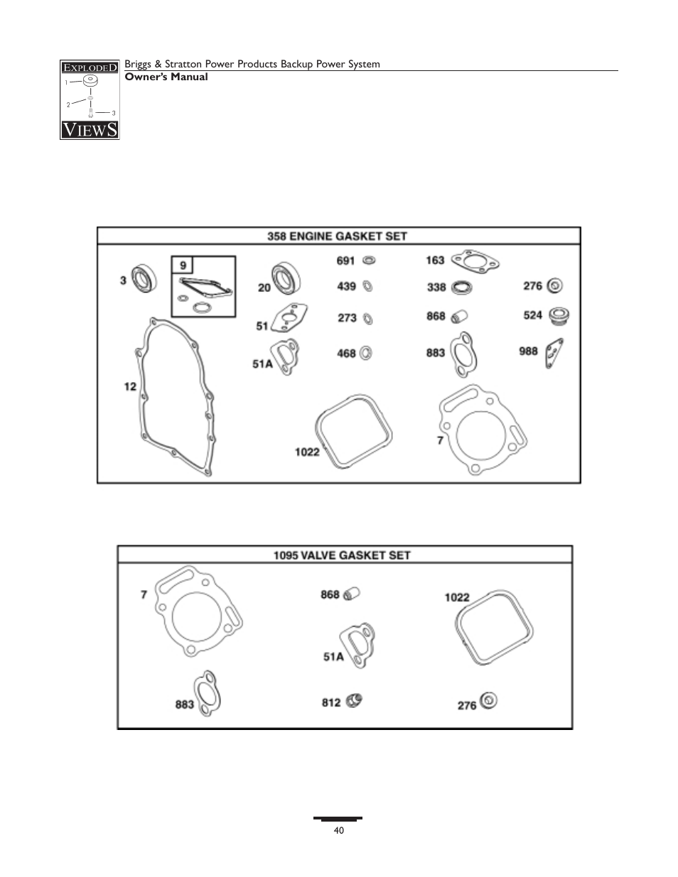 Briggs & Stratton 1535-1 User Manual | Page 40 / 44