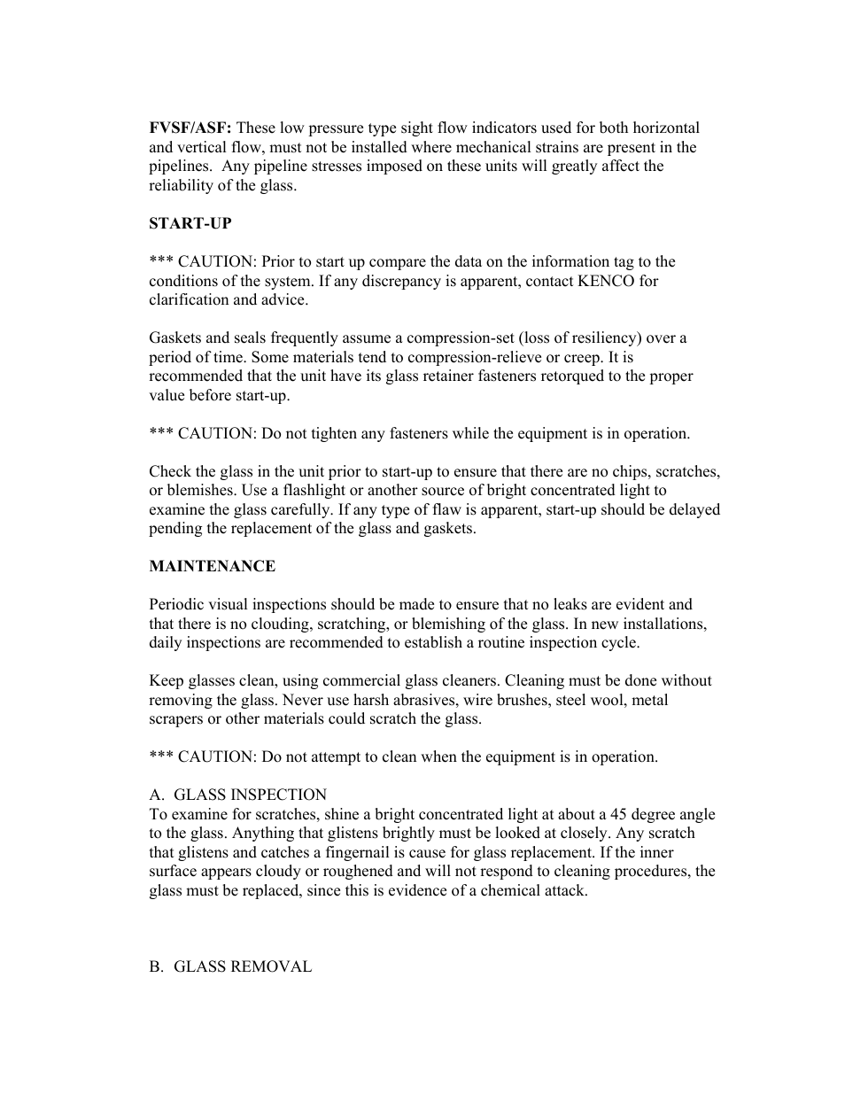 Kenco Engineering ASF Sight Flow Indicator User Manual | Page 2 / 4