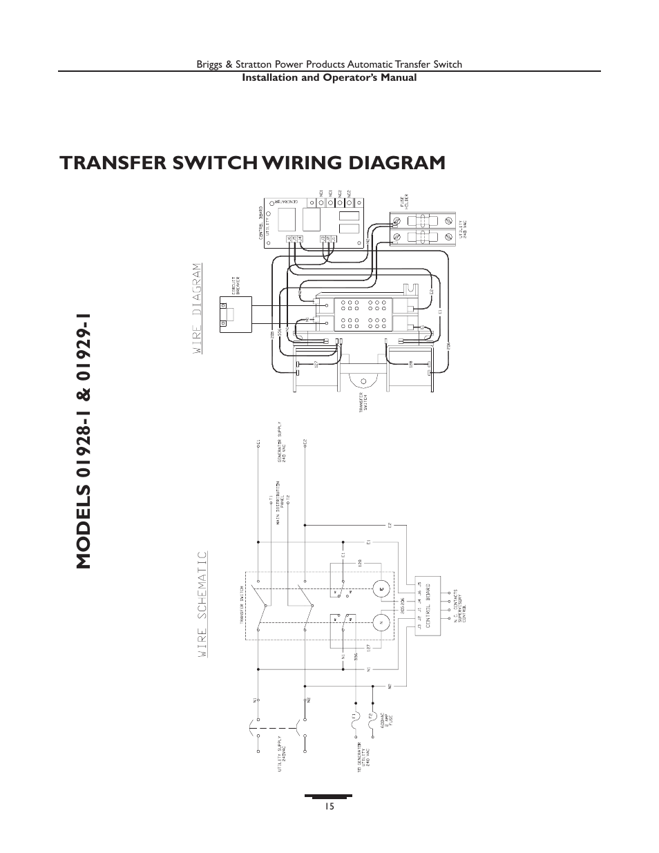 Briggs & Stratton 01929-1 User Manual | Page 15 / 44