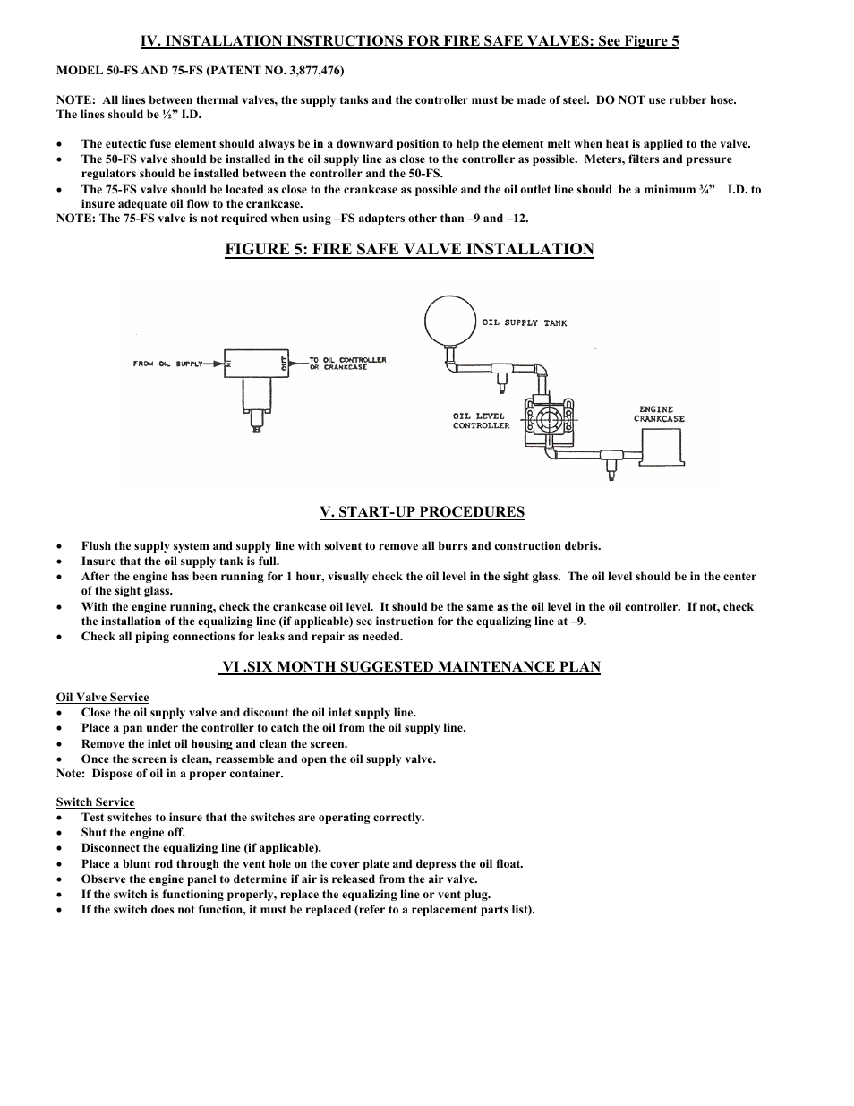 Figure 5: fire safe valve installation | Kenco Engineering KLCP User Manual | Page 4 / 4