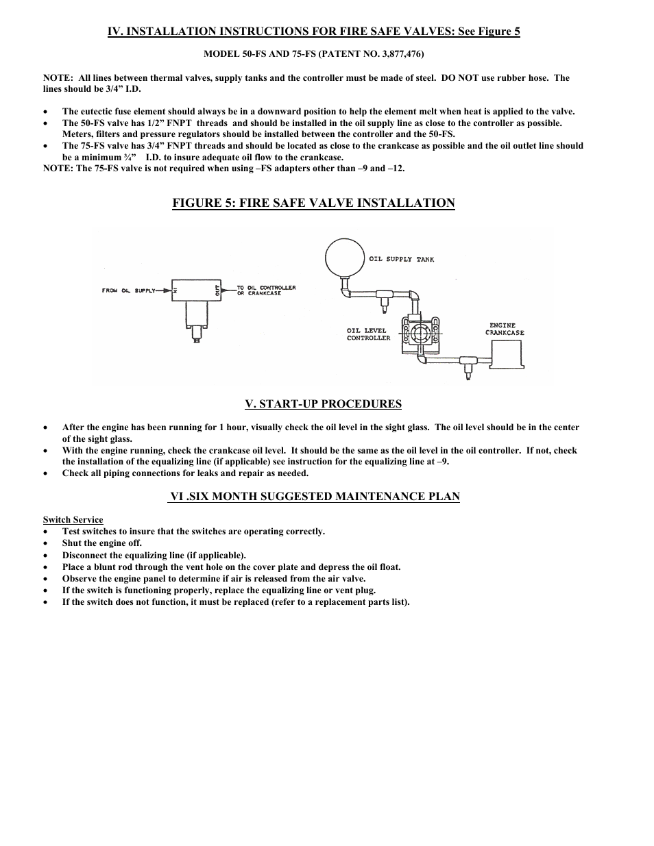 Figure 5: fire safe valve installation | Kenco Engineering KPS User Manual | Page 4 / 4