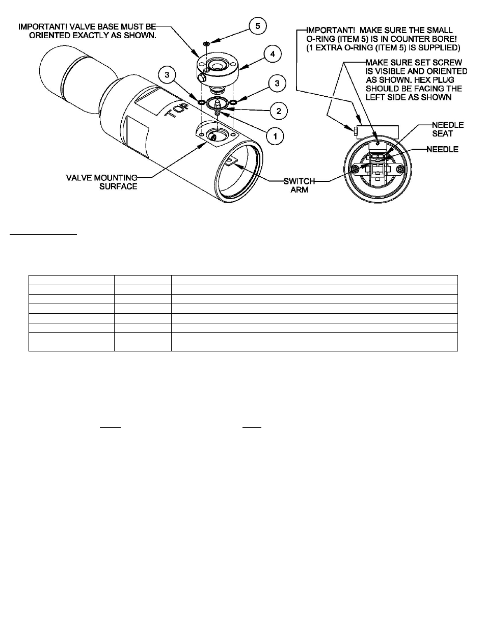 Kenco Engineering Valve Replacement Kit User Manual | Page 2 / 4