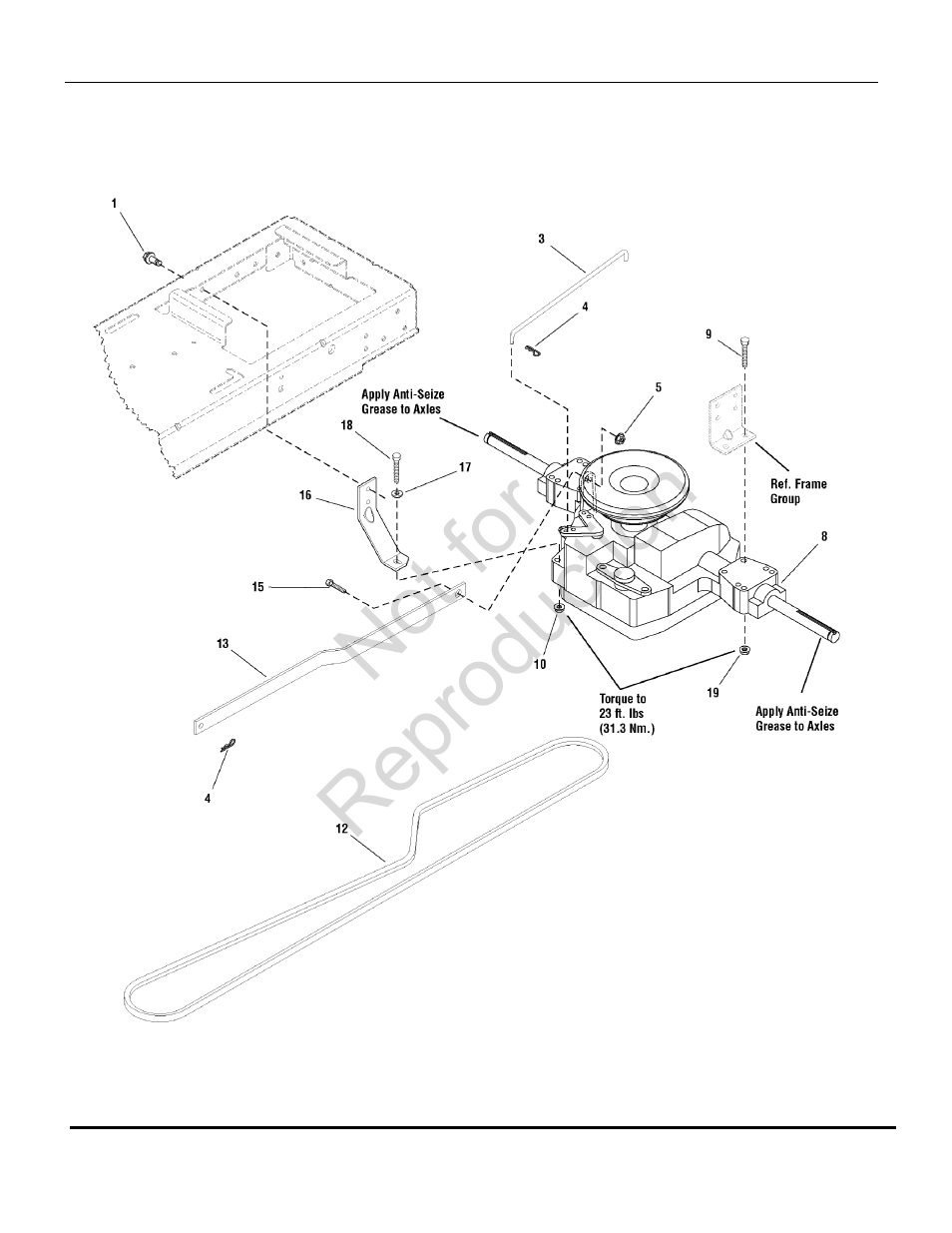 Not for reproduction | Briggs & Stratton SNAPPER LT-125 User Manual | Page 22 / 48