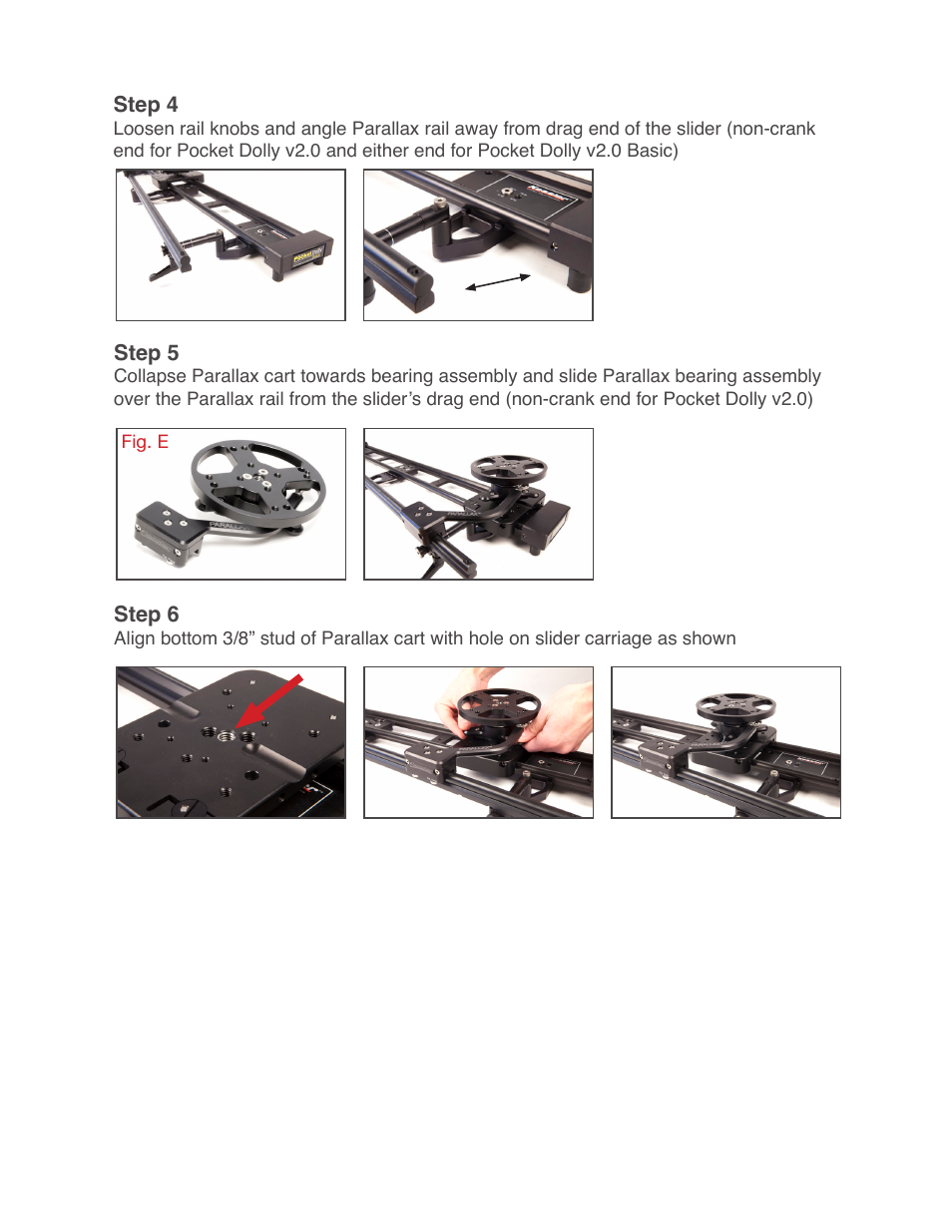 Kessler CAMERA SLIDERS: Parallax Installation Guide User Manual | Page 3 / 3