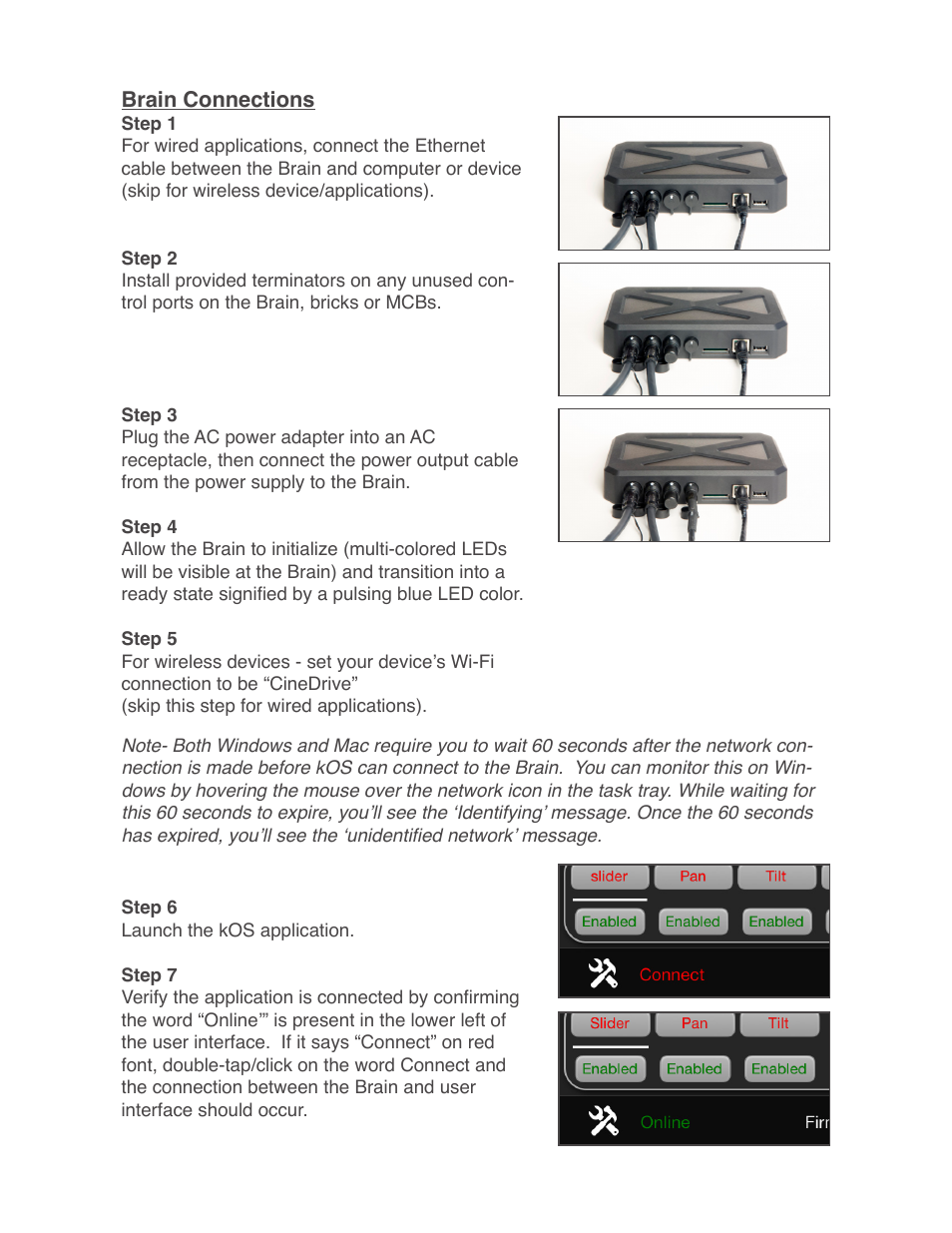Kessler MOTION CONTROL: CineDrive Quick Start Guide User Manual | Page 4 / 4