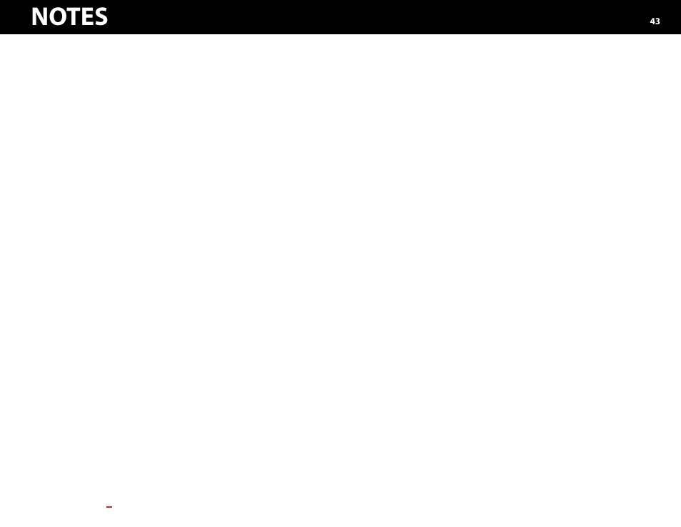 Notes | Kessler MOTION CONTROL: Oracle Controller Full (3.02 SL) User Manual | Page 43 / 43