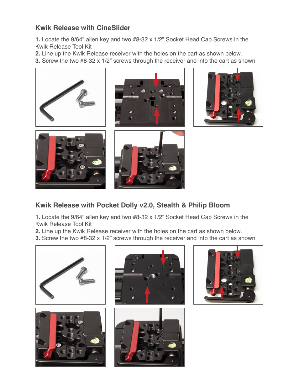 Kessler MOUNTING & GRIP: Kwik Release System User Manual | Page 3 / 4