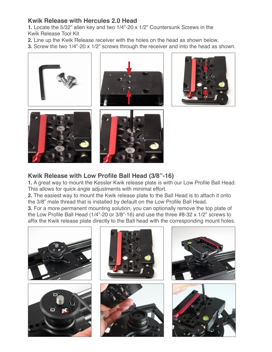 Kessler MOUNTING & GRIP: Kwik Release System User Manual | Page 4 / 4