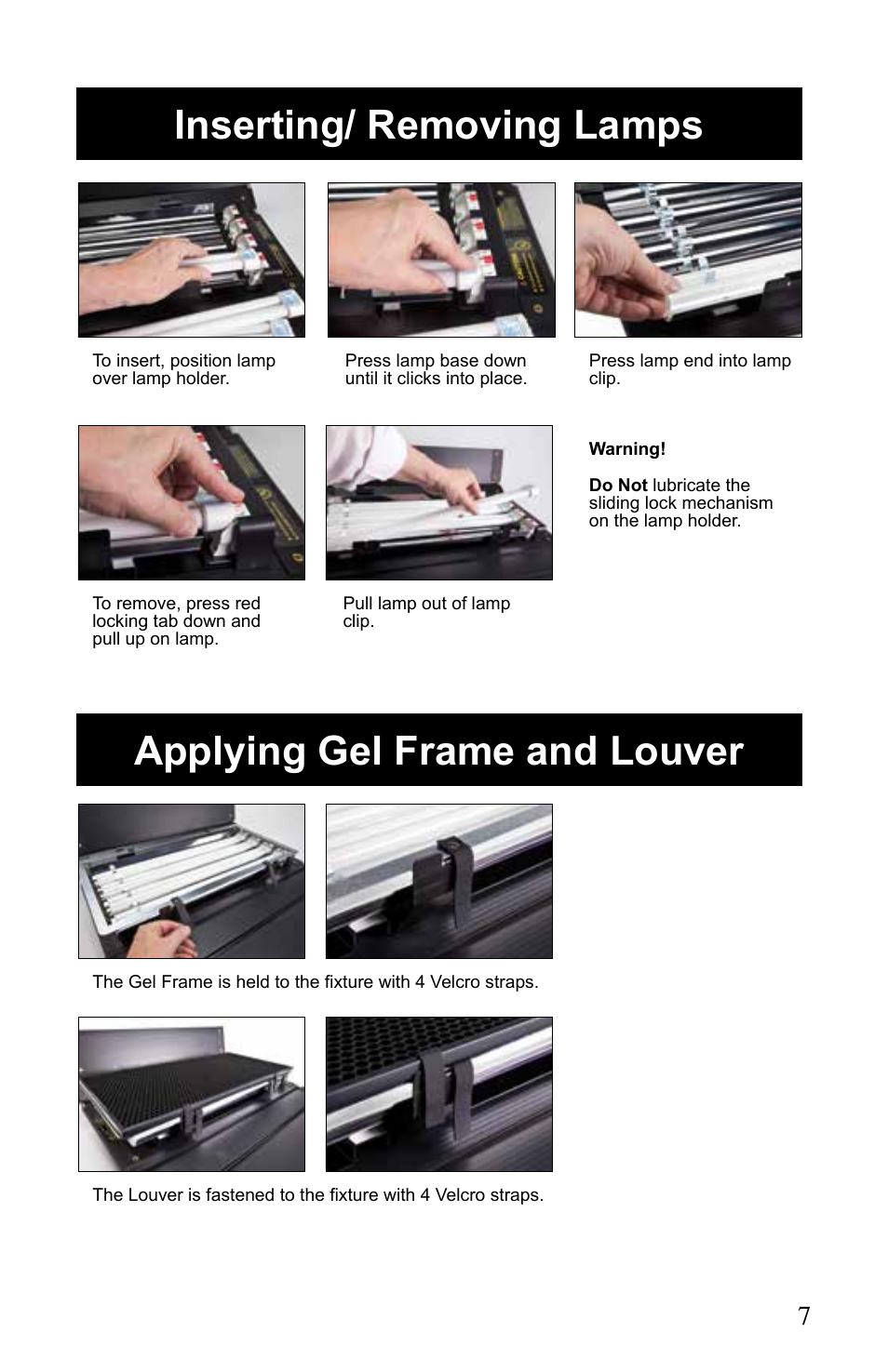 Kino Flo Diva-Lite 401/201 & 400U User Manual | Page 7 / 16