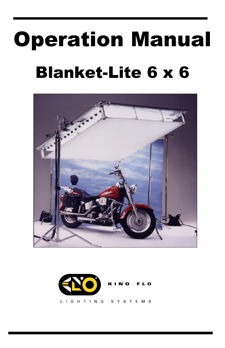 Kino Flo Blanket Light 6X6 User Manual | 14 pages